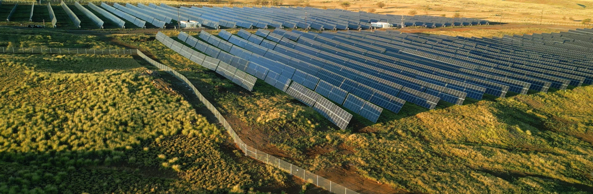 drone solar field