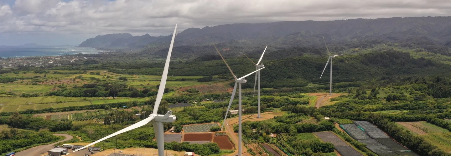 wind turbines